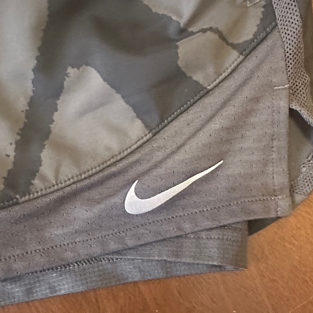 Nike Running Division Olive and Black Shorts - Picture 3 of 6